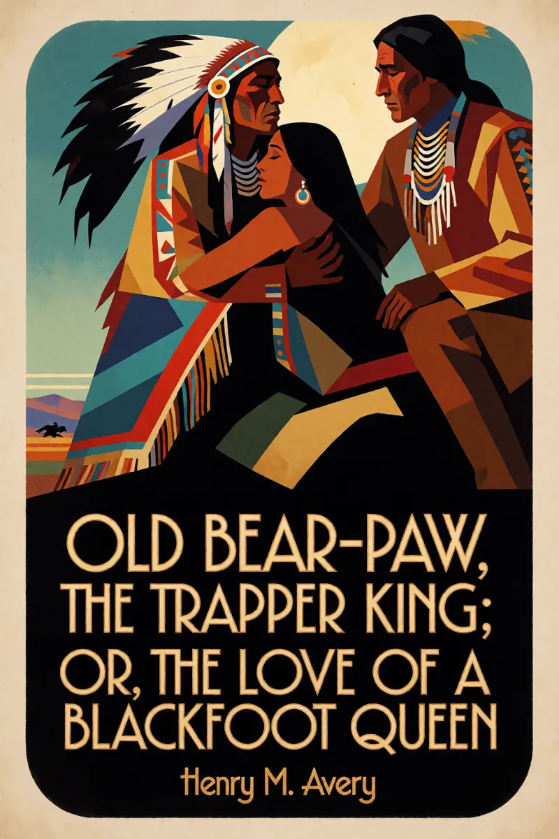 Cover of Old Bear-Paw, the trapper king; or, The love of a Blackfoot queen by Henry M. Avery