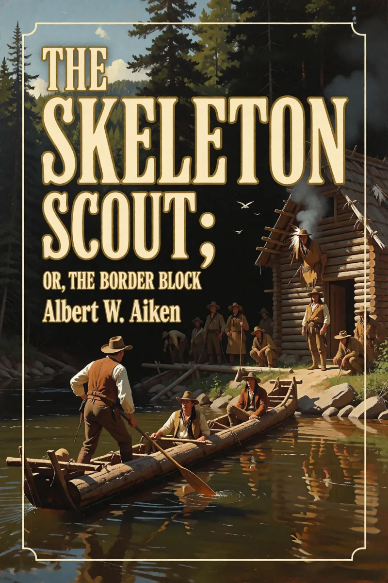 Cover of The skeleton scout; or, The border block by Albert W. Aiken