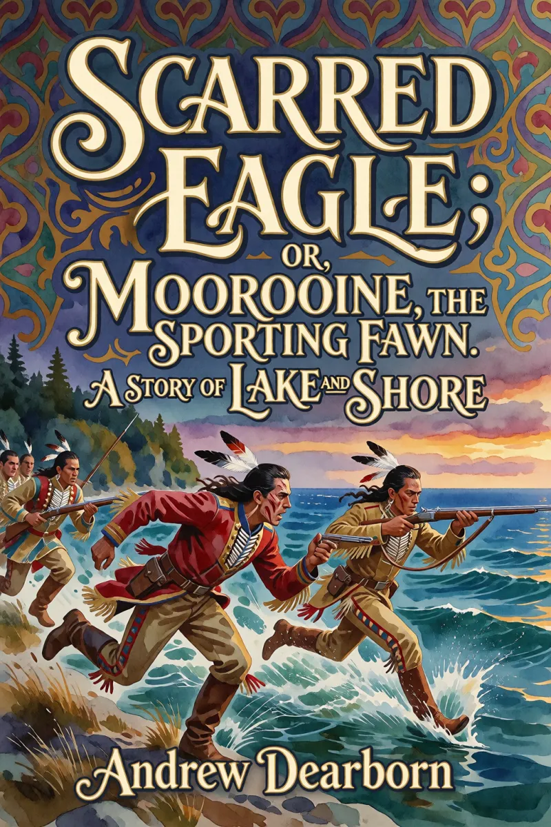 Cover of Scarred Eagle; or, Moorooine, the sporting fawn. A story of lake and shore by Andrew Dearborn