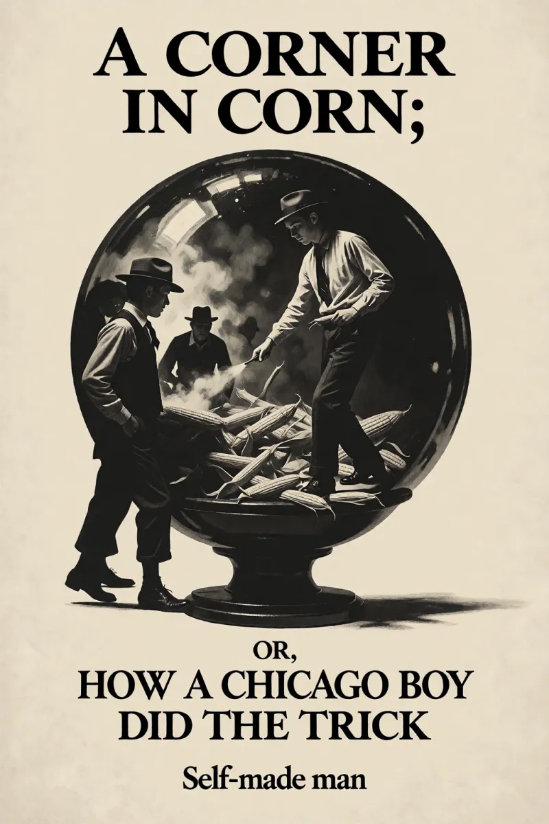 Cover of A corner in corn; or, How a Chicago boy did the trick by Self-made man
