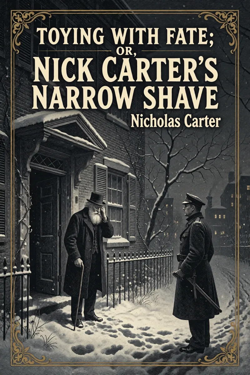 Cover of Toying with fate; or, Nick Carter's narrow shave by Nicholas Carter