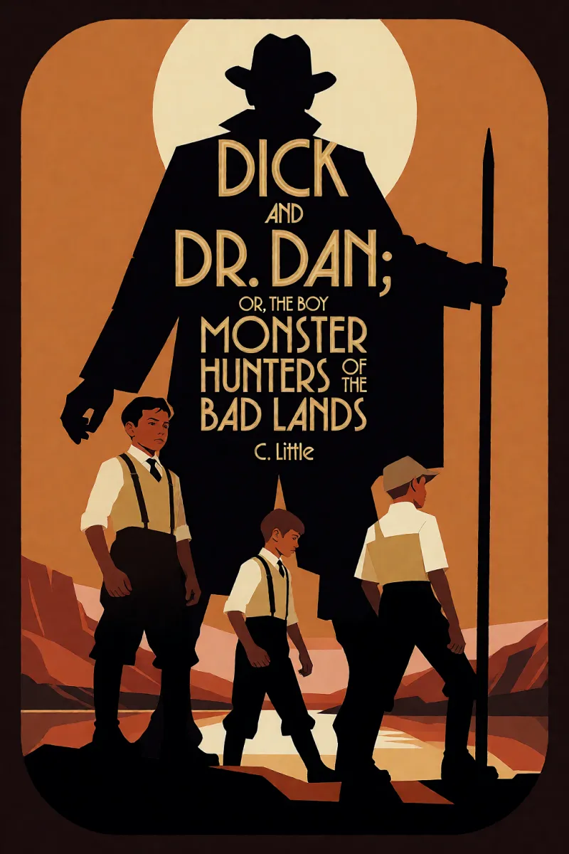 Cover of Dick and Dr. Dan; Or, the boy monster hunters of the Bad Lands by C. Little