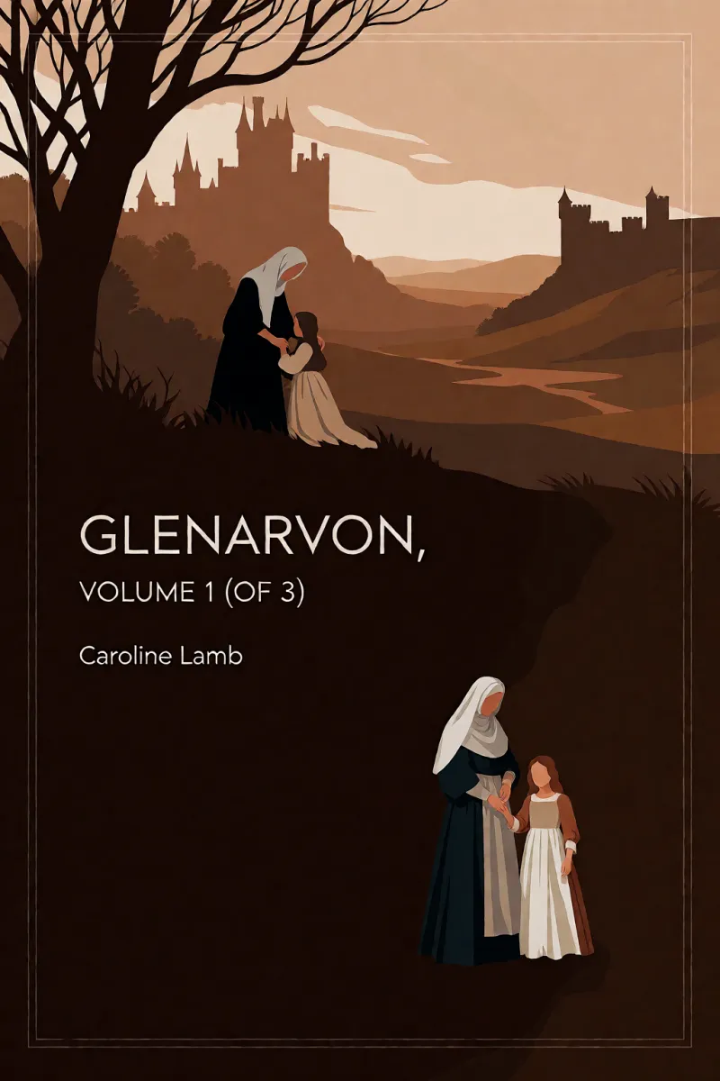 Cover of Glenarvon, Volume 1 (of 3) by Caroline Lamb