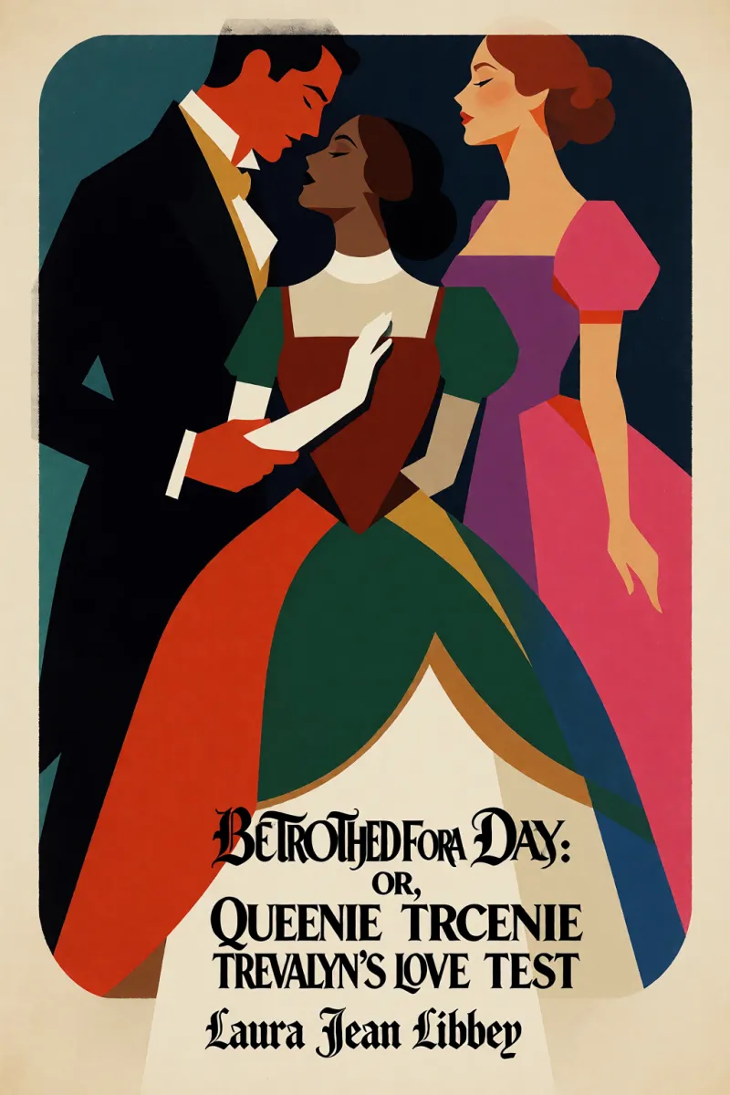 Cover of Betrothed for a day: Or, Queenie Trevalyn's love test by Laura Jean Libbey