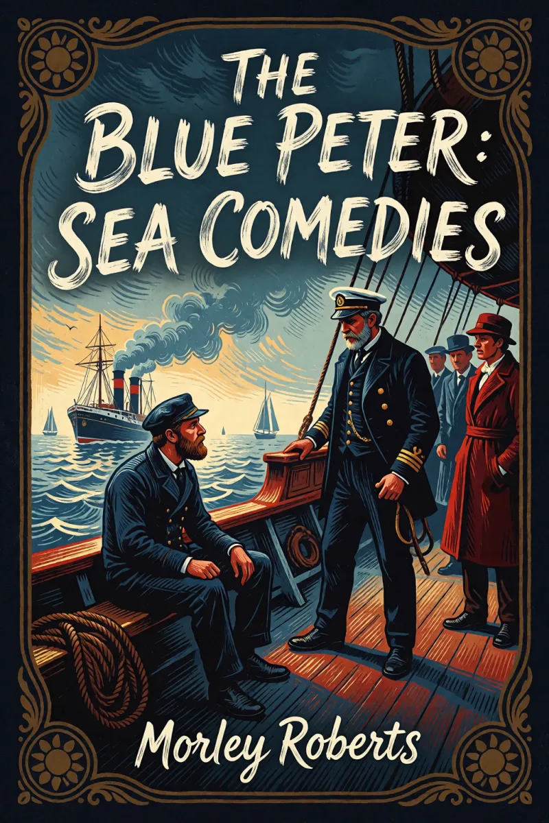 Cover of The Blue Peter: Sea comedies by Morley Roberts