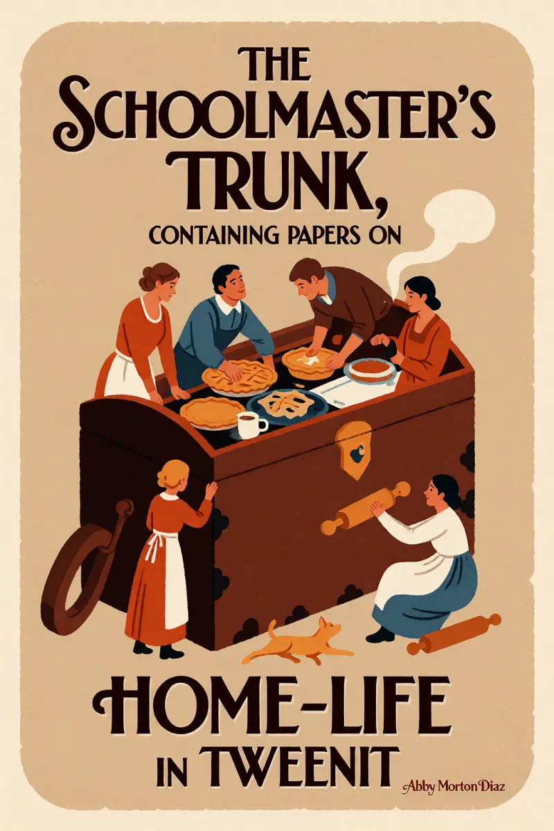 Cover of The schoolmaster's trunk, containing papers on home-life in Tweenit by Abby Morton Diaz