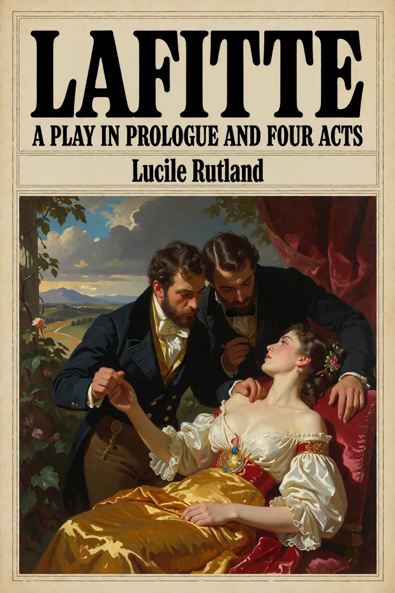 Cover of Lafitte, a play in prologue and four acts by Lucile Rutland