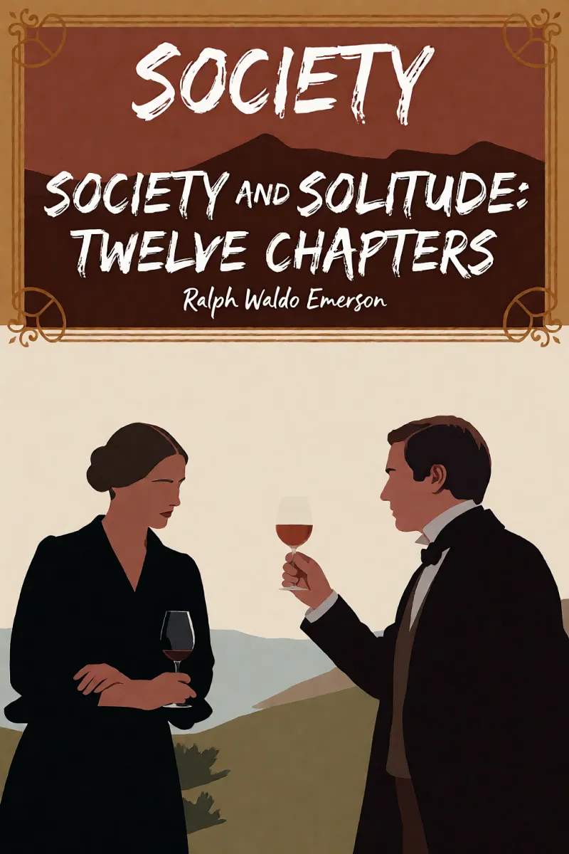 Cover of Society and solitude: Twelve chapters by Ralph Waldo Emerson