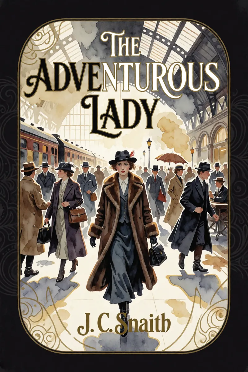 Cover of The adventurous lady by J. C. Snaith