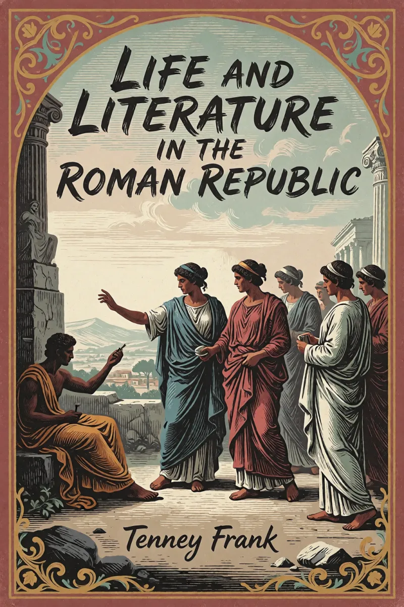 Cover of Life and literature in the Roman republic by Tenney Frank