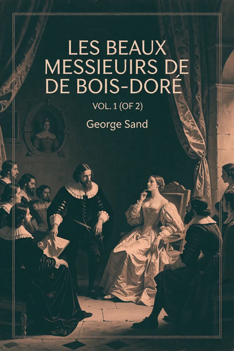 Cover of Les beaux messieurs de Bois-Doré Vol. 1 (of 2) by George Sand