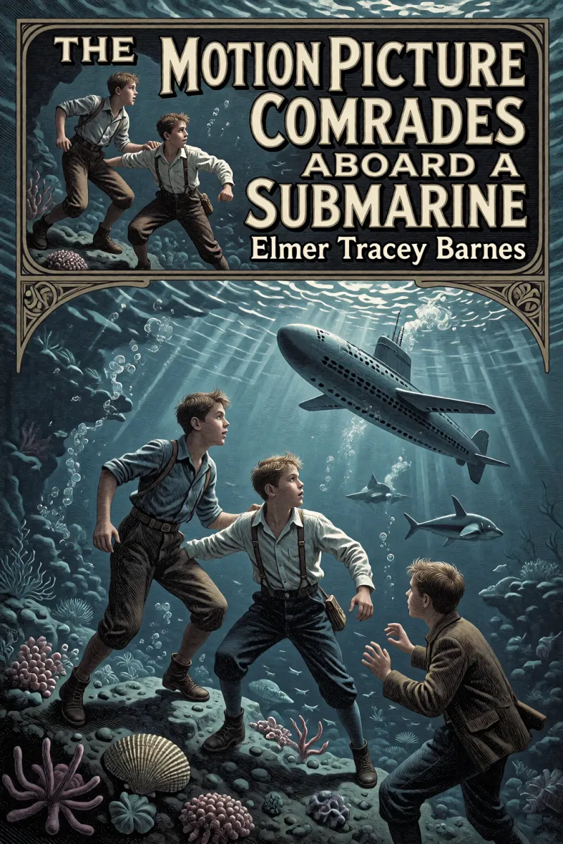 Cover of The motion picture comrades aboard a submarine by Elmer Tracey Barnes