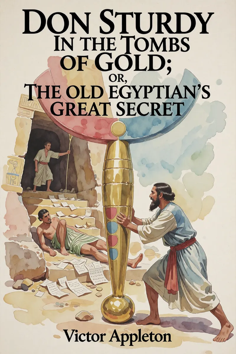 Cover of Don Sturdy in the tombs of gold; or, The old Egyptian's great secret by Victor Appleton