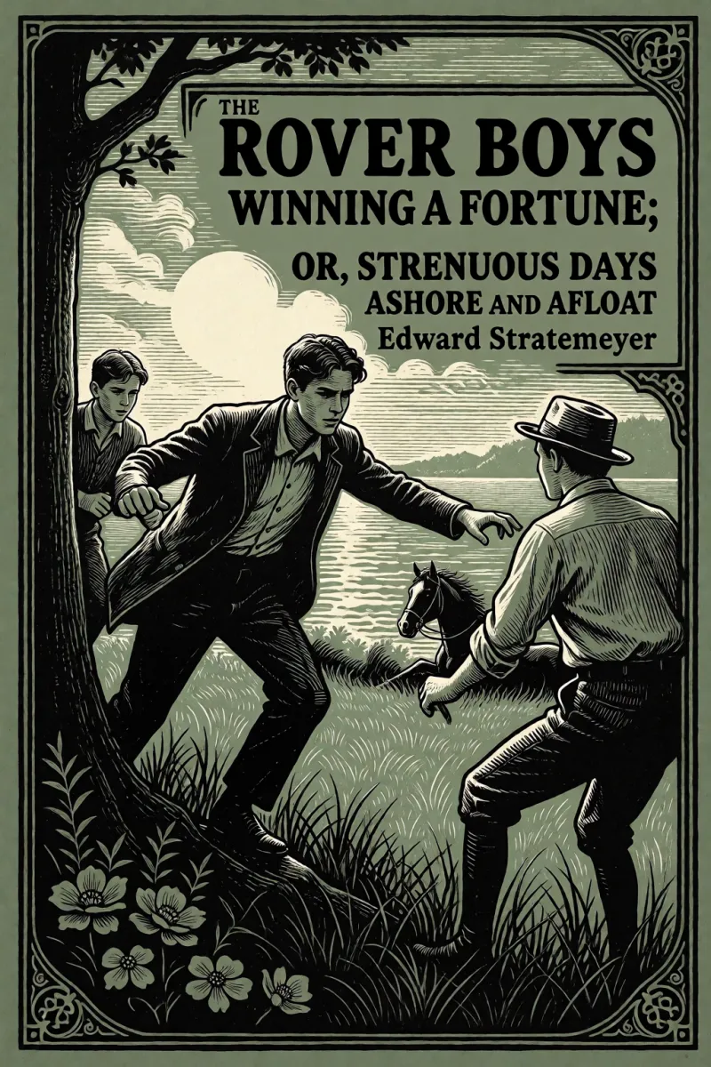 Cover of The Rover Boys winning a fortune; or, Strenuous days ashore and afloat by Edward Stratemeyer