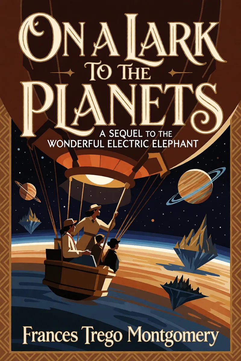 Cover of On a lark to the planets: A sequel to "The wonderful electric elephant" by Frances Trego Montgomery