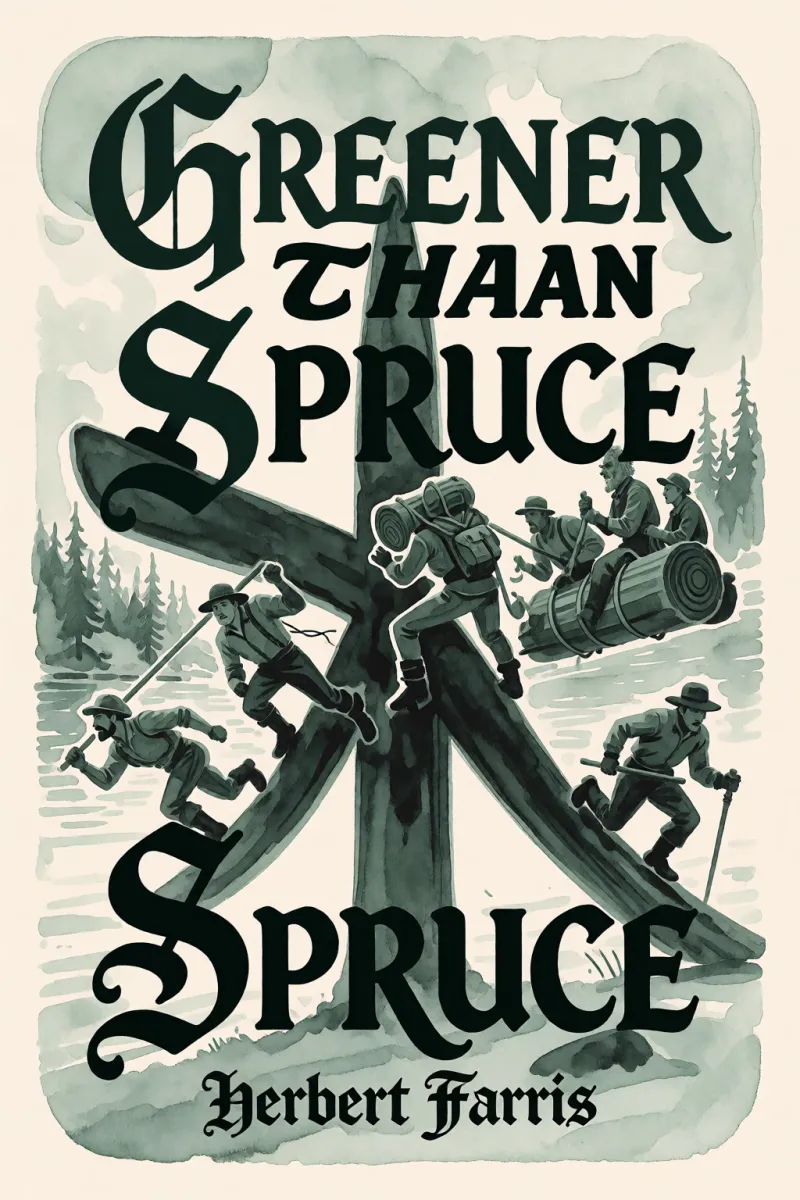 Cover of Greener than spruce by Herbert Farris