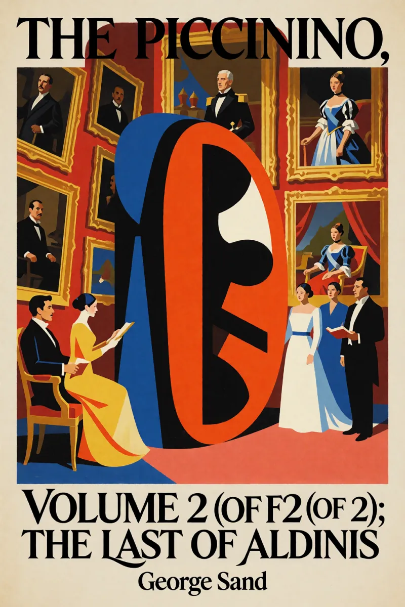 Cover of The Piccinino, Volume 2 (of 2); The last of Aldinis by George Sand