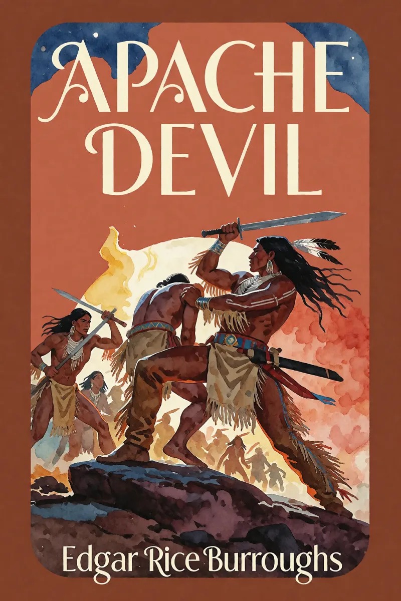 Cover of Apache devil by Edgar Rice Burroughs
