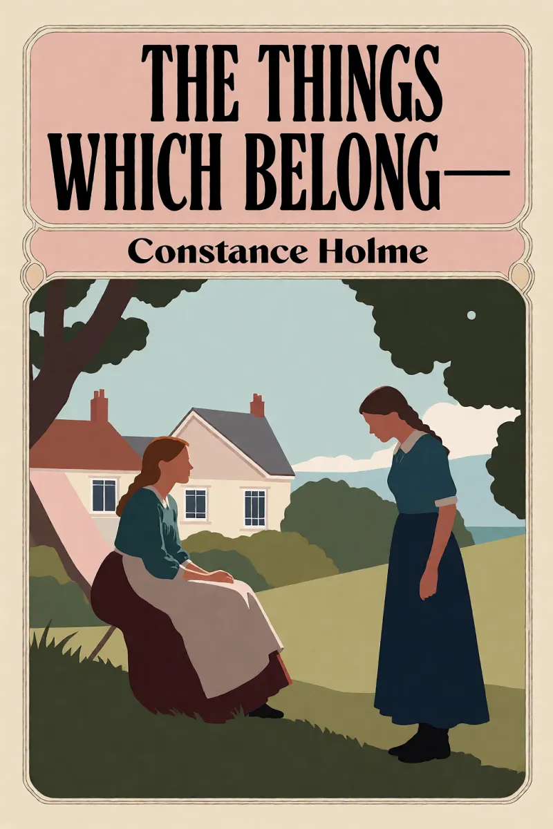 Cover of The things which belong— by Constance Holme