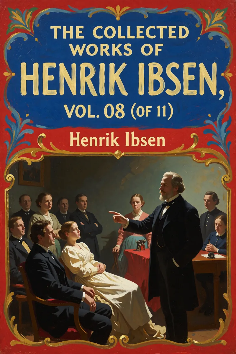 Cover of The collected works of Henrik Ibsen, Vol. 08 (of 11) by Henrik Ibsen