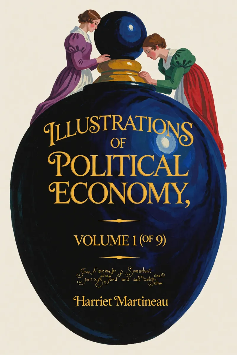 Cover of Illustrations of political economy, Volume 1 (of 9) by Harriet Martineau