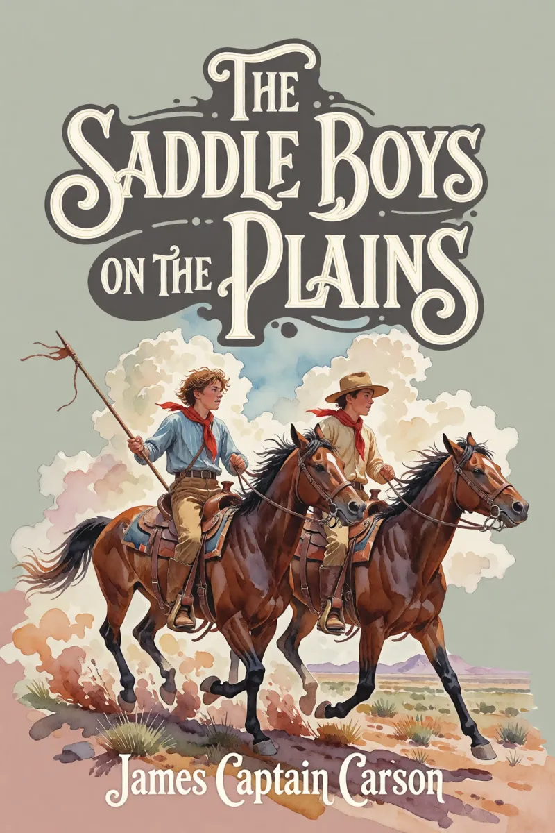 Cover of The saddle boys on the plains by James Captain Carson