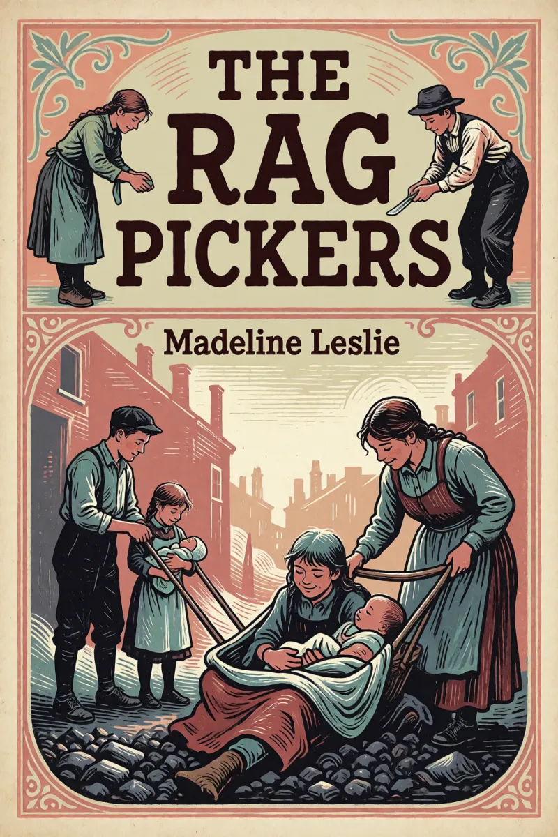 Cover of The rag pickers by Madeline Leslie