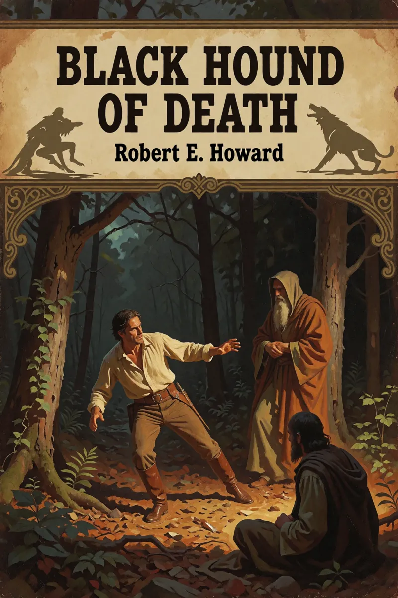 Cover of Black hound of death by Robert E. Howard