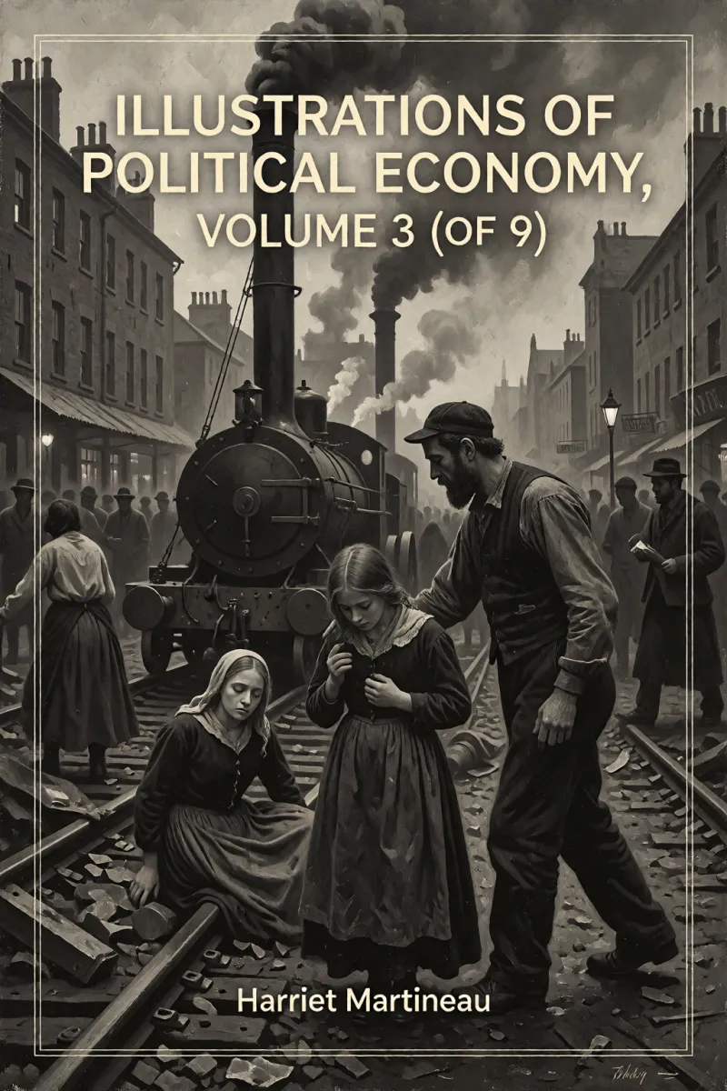 Cover of Illustrations of political economy, Volume 3 (of 9) by Harriet Martineau