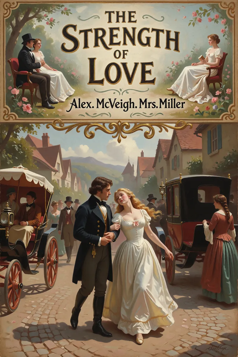 Cover of The strength of love by Alex. McVeigh Mrs. Miller