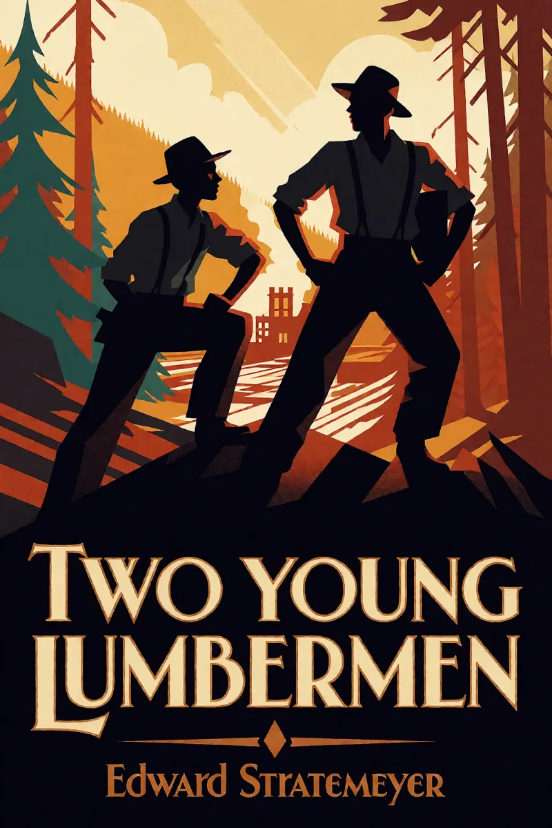 Cover of Two young lumbermen by Edward Stratemeyer