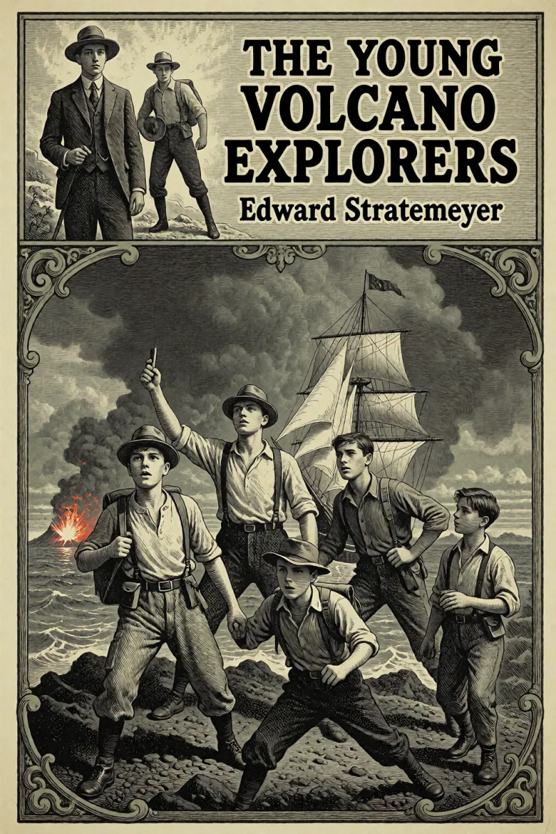 Cover of The young volcano explorers by Edward Stratemeyer
