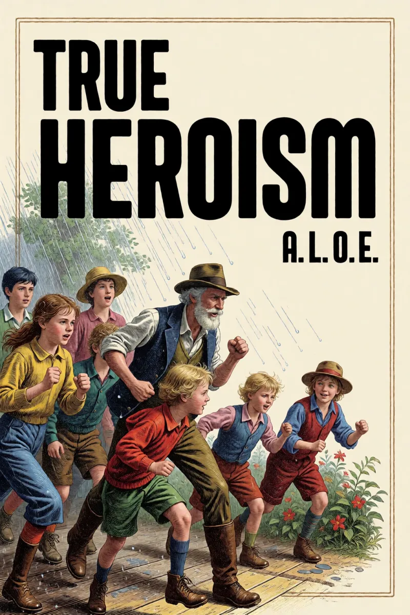 Cover of True heroism by A. L. O. E.