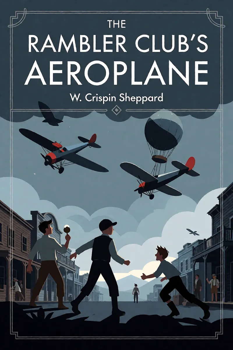 Cover of The Rambler Club's aeroplane by W. Crispin Sheppard