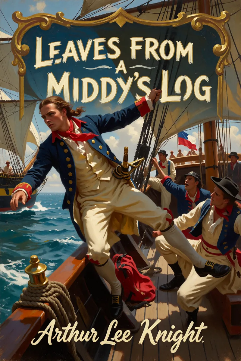 Cover of Leaves from a middy's log by Arthur Lee Knight
