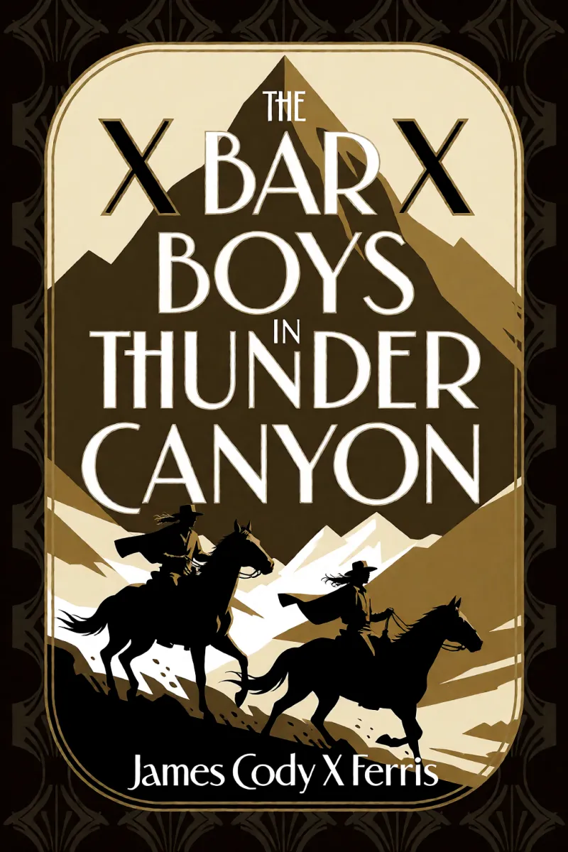 Cover of The X Bar X boys in Thunder Canyon by James Cody Ferris