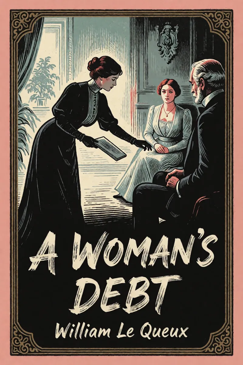 Cover of A woman's debt by William Le Queux