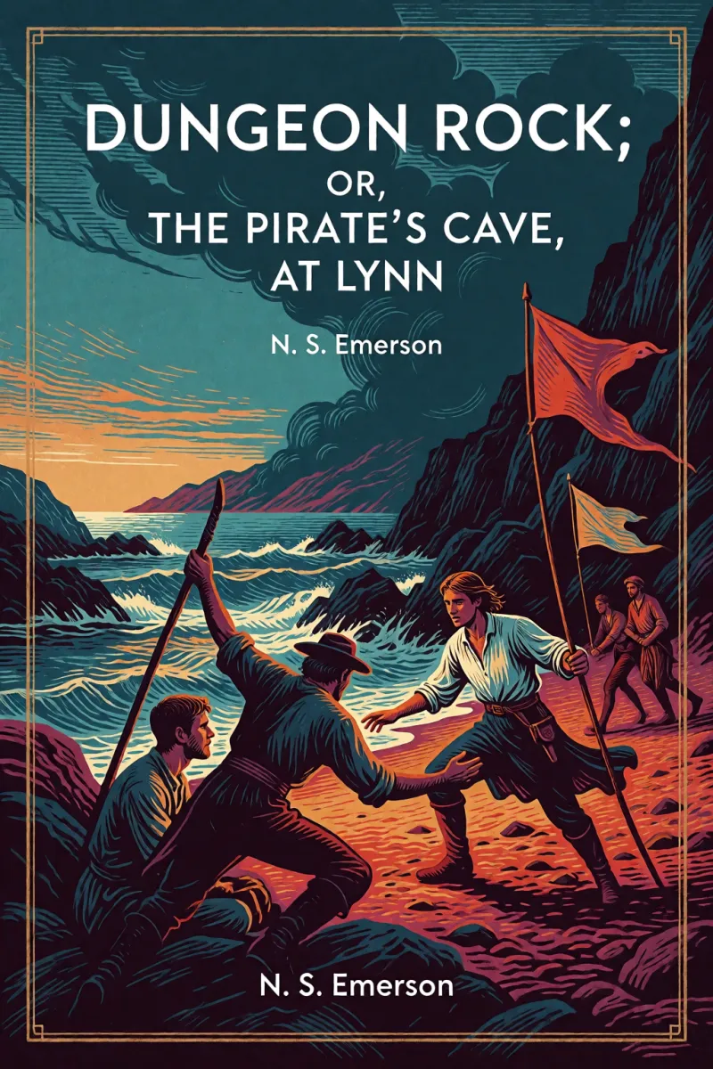 Cover of Dungeon Rock; or, the pirate's cave, at Lynn by N. S. Emerson