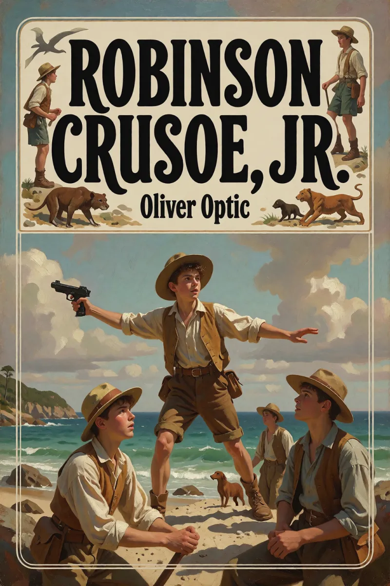 Cover of Robinson Crusoe, Jr. by Oliver Optic