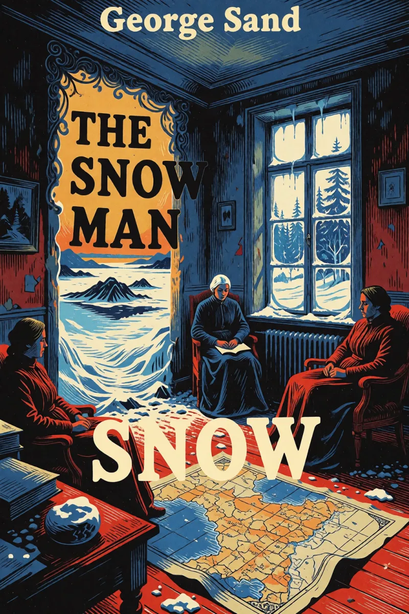 Cover of The snow man by George Sand