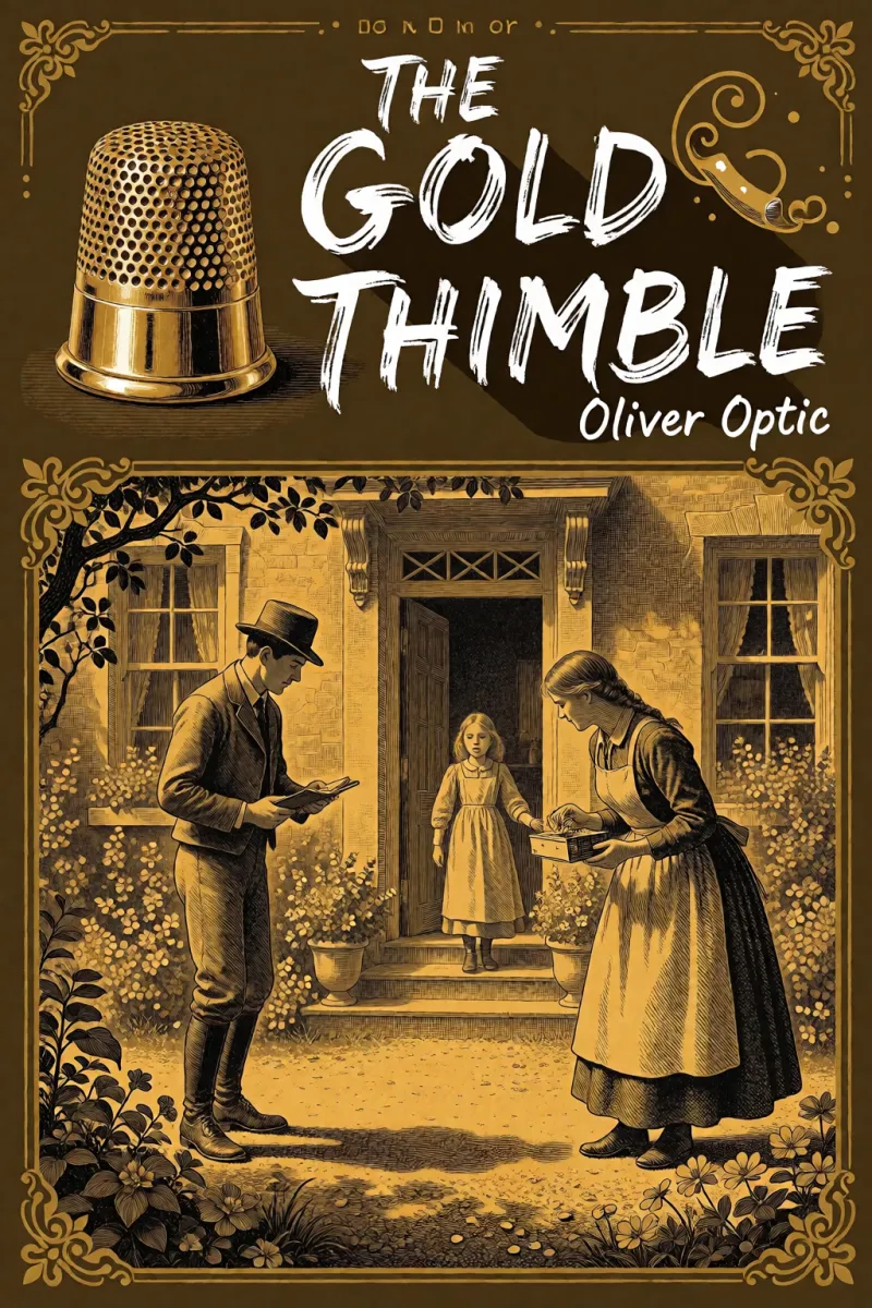 Cover of The gold thimble by Oliver Optic