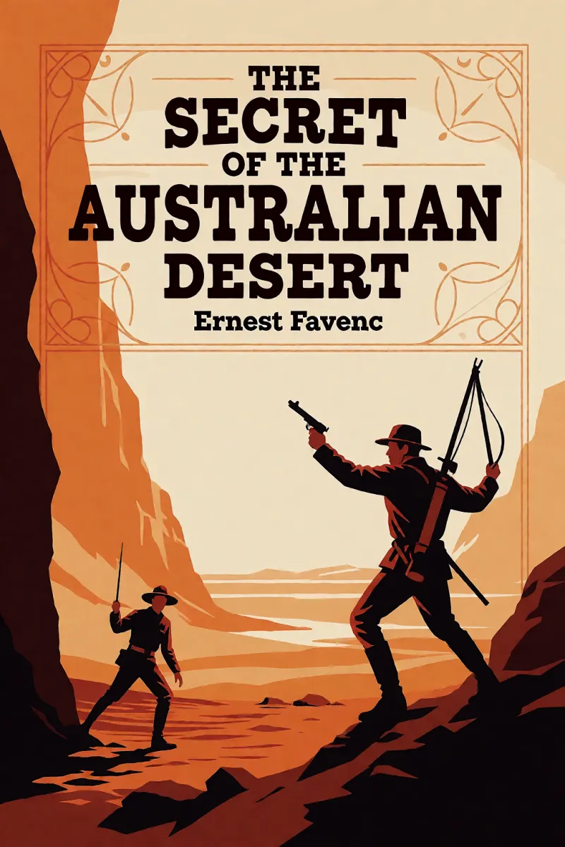 Cover of The secret of the Australian desert by Ernest Favenc