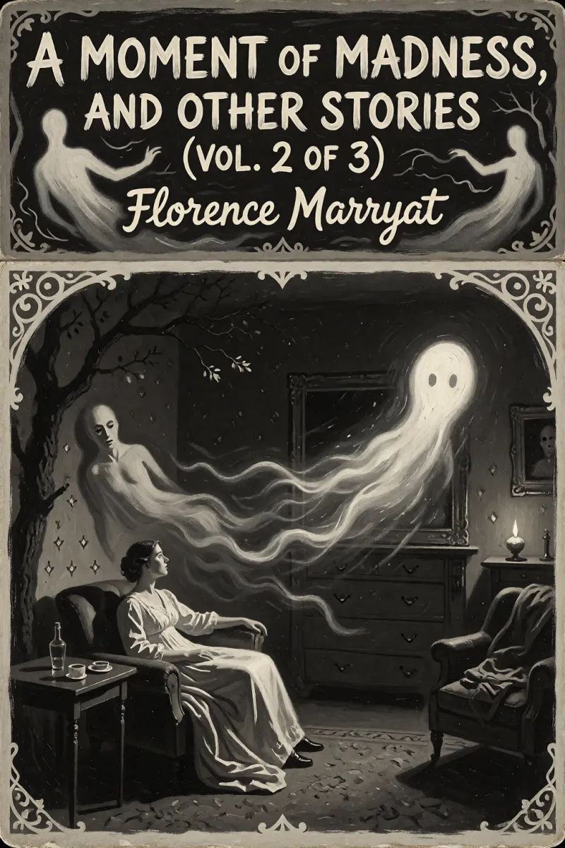 Cover of A moment of madness, and other stories (vol. 2 of 3) by Florence Marryat