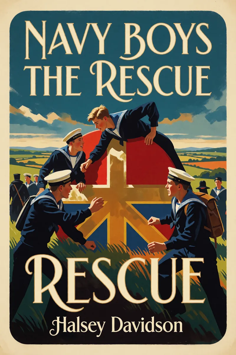 Cover of Navy boys to the rescue by Halsey Davidson