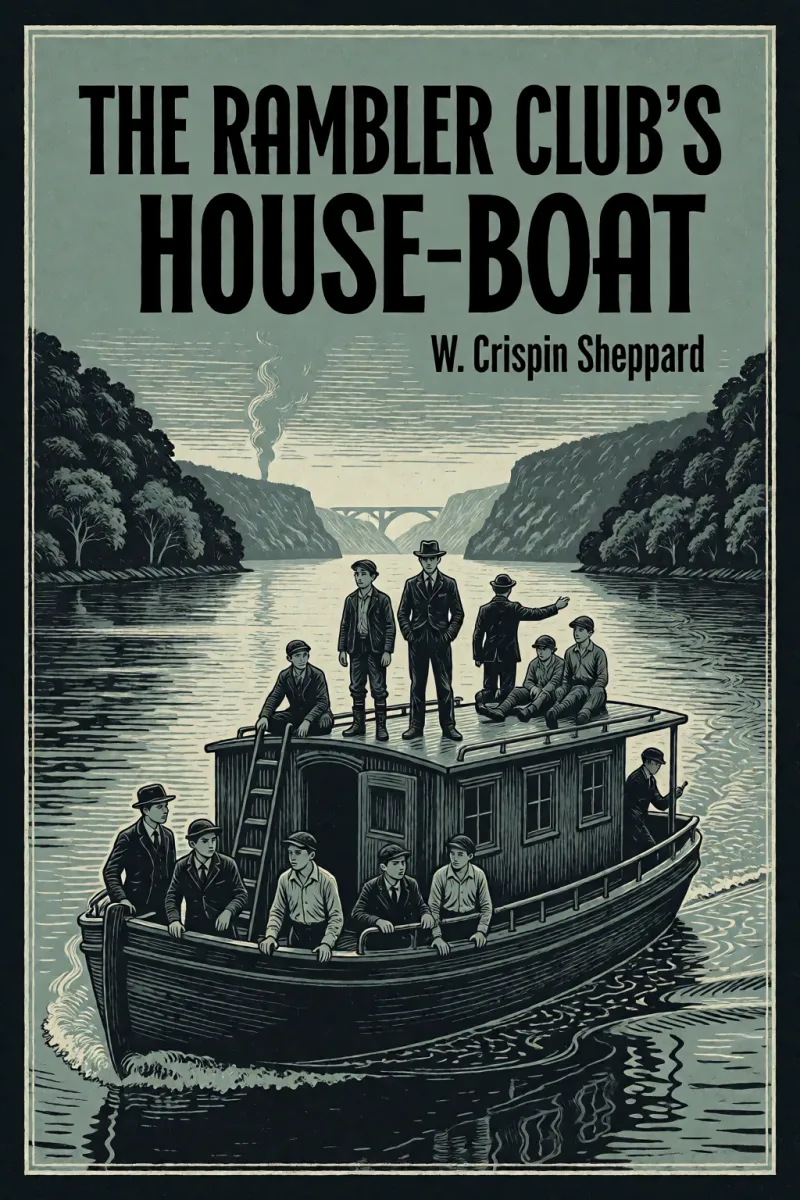 Cover of The Rambler Club's house-boat by W. Crispin Sheppard