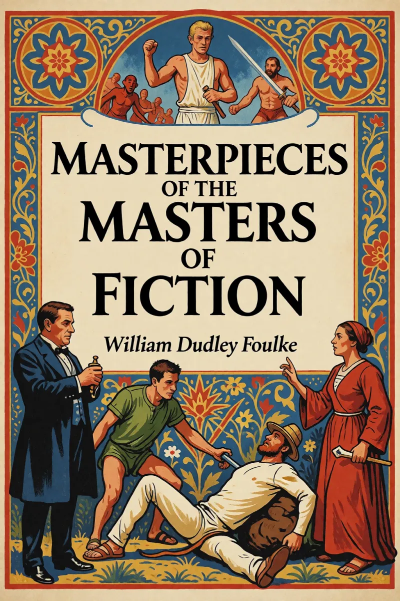 Cover of Masterpieces of the masters of fiction by William Dudley Foulke