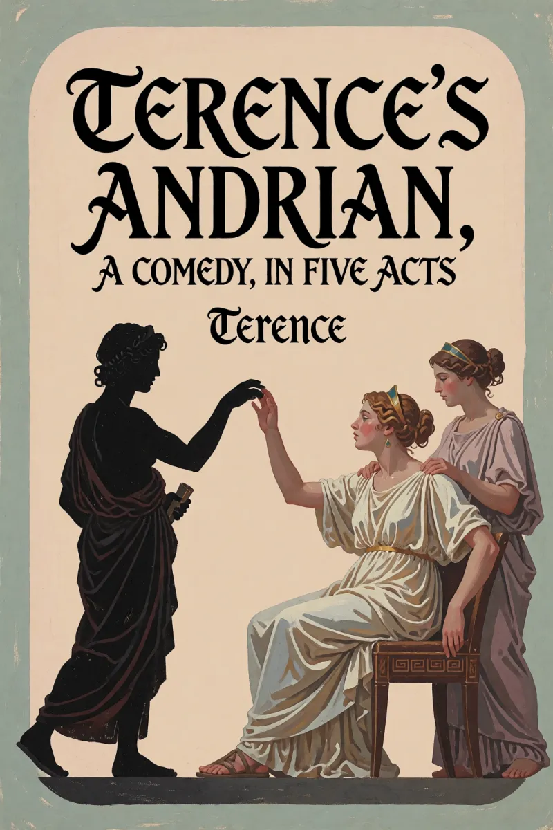 Cover of Terence's Andrian, a comedy, in five acts by Terence