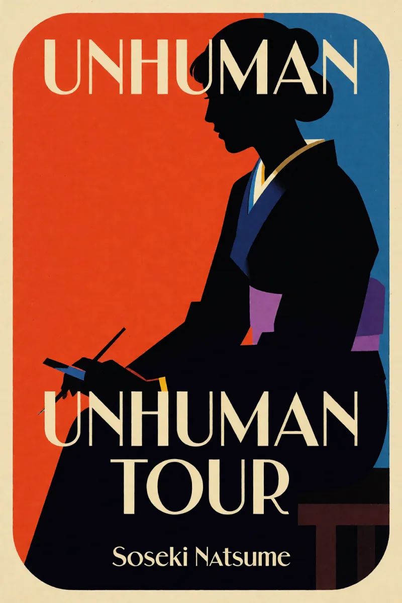 Cover of Unhuman tour by Soseki Natsume