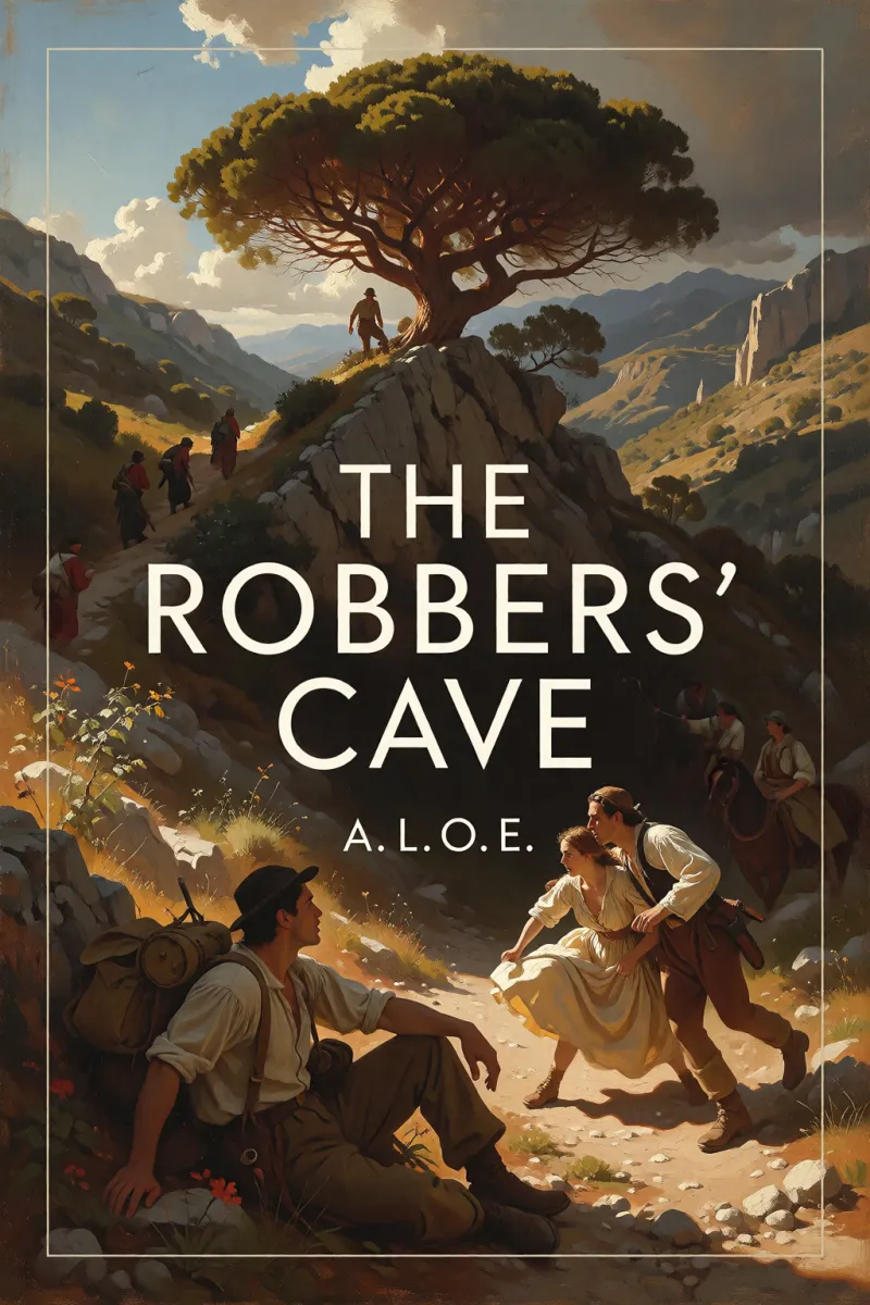 Cover of The robbers' cave by A. L. O. E.