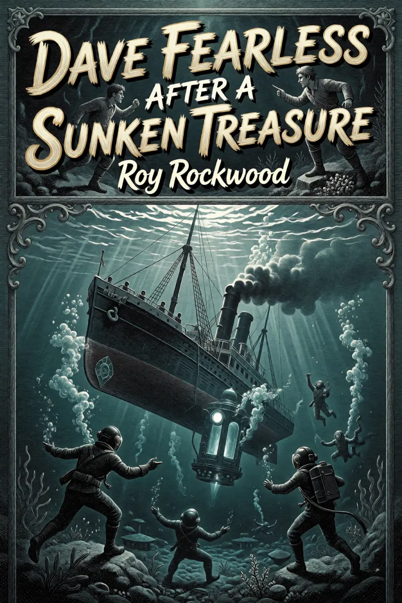 Cover of Dave Fearless after a sunken treasure by Roy Rockwood